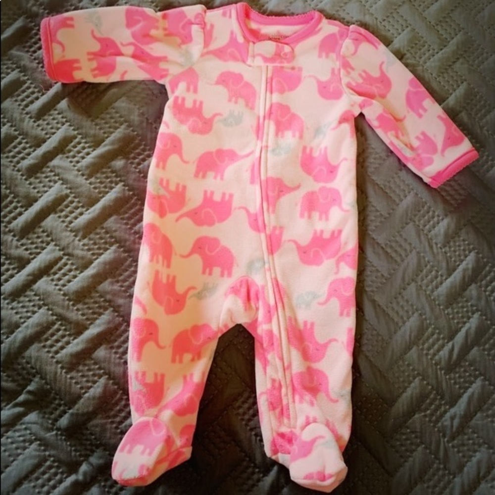 Zip-up Sleep & Play Pajamas - Pink
